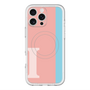 スリムプロテクションプレミアムケース with MagSafe［ オリジナル - initial color line - I pink ］