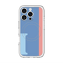 スリムプロテクションプレミアムケース with MagSafe［ オリジナル - initial color line - I blue ］