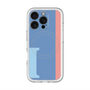 スリムプロテクションプレミアムケース with MagSafe［ オリジナル - initial color line - I blue ］