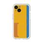スリムプロテクションプレミアムケース with MagSafe［ オリジナル - initial color line - I orange ］