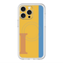 スリムプロテクションプレミアムケース with MagSafe［ オリジナル - initial color line - I orange ］