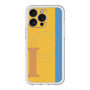 スリムプロテクションプレミアムケース with MagSafe［ オリジナル - initial color line - I orange ］