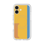 スリムプロテクションプレミアムケース with MagSafe［ オリジナル - initial color line - I orange ］