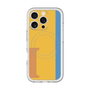 スリムプロテクションプレミアムケース with MagSafe［ オリジナル - initial color line - I orange ］