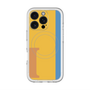 スリムプロテクションプレミアムケース with MagSafe［ オリジナル - initial color line - I orange ］