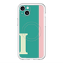 スリムプロテクションプレミアムケース with MagSafe［ オリジナル - initial color line - I green ］