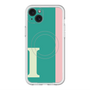 スリムプロテクションプレミアムケース with MagSafe［ オリジナル - initial color line - I green ］