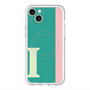スリムプロテクションプレミアムケース with MagSafe［ オリジナル - initial color line - I green ］