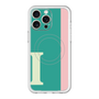 スリムプロテクションプレミアムケース with MagSafe［ オリジナル - initial color line - I green ］