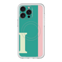 スリムプロテクションプレミアムケース with MagSafe［ オリジナル - initial color line - I green ］