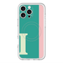 スリムプロテクションプレミアムケース with MagSafe［ オリジナル - initial color line - I green ］