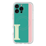 スリムプロテクションプレミアムケース with MagSafe［ オリジナル - initial color line - I green ］