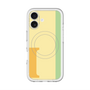 スリムプロテクションプレミアムケース with MagSafe［ オリジナル - initial color line - I yellow ］