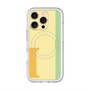 スリムプロテクションプレミアムケース with MagSafe［ オリジナル - initial color line - I yellow ］