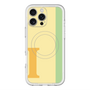 スリムプロテクションプレミアムケース with MagSafe［ オリジナル - initial color line - I yellow ］