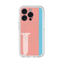 スリムプロテクションプレミアムケース with MagSafe［ オリジナル - initial color line - J pink ］