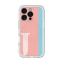 スリムプロテクションプレミアムケース with MagSafe［ オリジナル - initial color line - J pink ］