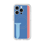スリムプロテクションプレミアムケース with MagSafe［ オリジナル - initial color line - J blue ］