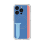 スリムプロテクションプレミアムケース with MagSafe［ オリジナル - initial color line - J blue ］