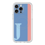 スリムプロテクションプレミアムケース with MagSafe［ オリジナル - initial color line - J blue ］