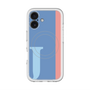 スリムプロテクションプレミアムケース with MagSafe［ オリジナル - initial color line - J blue ］