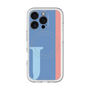 スリムプロテクションプレミアムケース with MagSafe［ オリジナル - initial color line - J blue ］