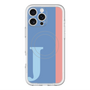 スリムプロテクションプレミアムケース with MagSafe［ オリジナル - initial color line - J blue ］