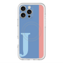 スリムプロテクションプレミアムケース with MagSafe［ オリジナル - initial color line - J blue ］