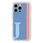 スリムプロテクションプレミアムケース with MagSafe［ オリジナル - initial color line - J blue ］