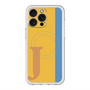 スリムプロテクションプレミアムケース with MagSafe［ オリジナル - initial color line - J orange ］