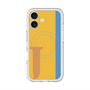 スリムプロテクションプレミアムケース with MagSafe［ オリジナル - initial color line - J orange ］