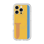 スリムプロテクションプレミアムケース with MagSafe［ オリジナル - initial color line - J orange ］