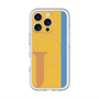 スリムプロテクションプレミアムケース with MagSafe［ オリジナル - initial color line - J orange ］