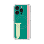 スリムプロテクションプレミアムケース with MagSafe［ オリジナル - initial color line - J green ］