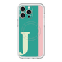 スリムプロテクションプレミアムケース with MagSafe［ オリジナル - initial color line - J green ］