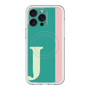 スリムプロテクションプレミアムケース with MagSafe［ オリジナル - initial color line - J green ］