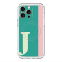 スリムプロテクションプレミアムケース with MagSafe［ オリジナル - initial color line - J green ］