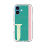 スリムプロテクションプレミアムケース with MagSafe［ オリジナル - initial color line - J green ］