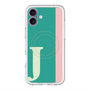 スリムプロテクションプレミアムケース with MagSafe［ オリジナル - initial color line - J green ］