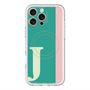 スリムプロテクションプレミアムケース with MagSafe［ オリジナル - initial color line - J green ］