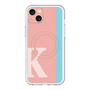 スリムプロテクションプレミアムケース with MagSafe［ オリジナル - initial color line - K pink ］