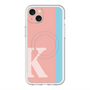 スリムプロテクションプレミアムケース with MagSafe［ オリジナル - initial color line - K pink ］