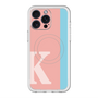スリムプロテクションプレミアムケース with MagSafe［ オリジナル - initial color line - K pink ］