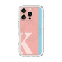 スリムプロテクションプレミアムケース with MagSafe［ オリジナル - initial color line - K pink ］