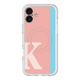 スリムプロテクションプレミアムケース with MagSafe［ オリジナル - initial color line - K pink ］