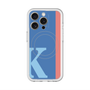 スリムプロテクションプレミアムケース with MagSafe［ オリジナル - initial color line - K blue ］