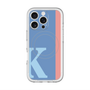 スリムプロテクションプレミアムケース with MagSafe［ オリジナル - initial color line - K blue ］