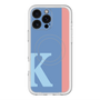 スリムプロテクションプレミアムケース with MagSafe［ オリジナル - initial color line - K blue ］