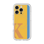 スリムプロテクションプレミアムケース with MagSafe［ オリジナル - initial color line - K orange ］