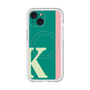 スリムプロテクションプレミアムケース with MagSafe［ オリジナル - initial color line - K green ］